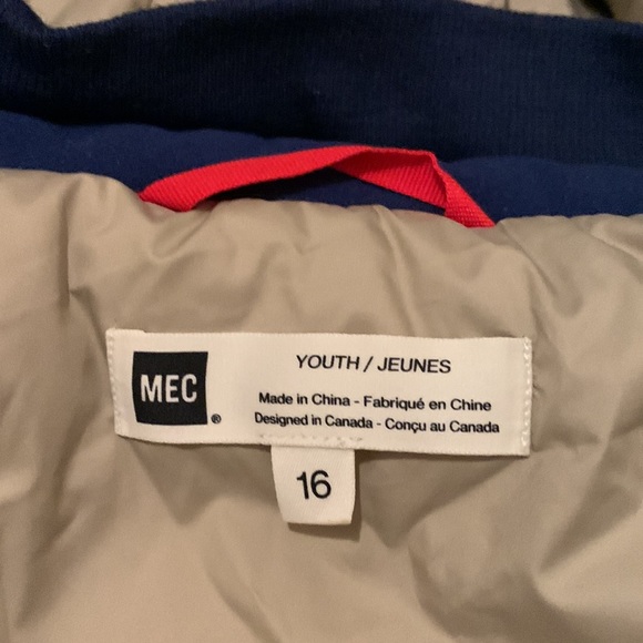 Insulated Dark Blue MEC Jacket - Picture 3 of 5